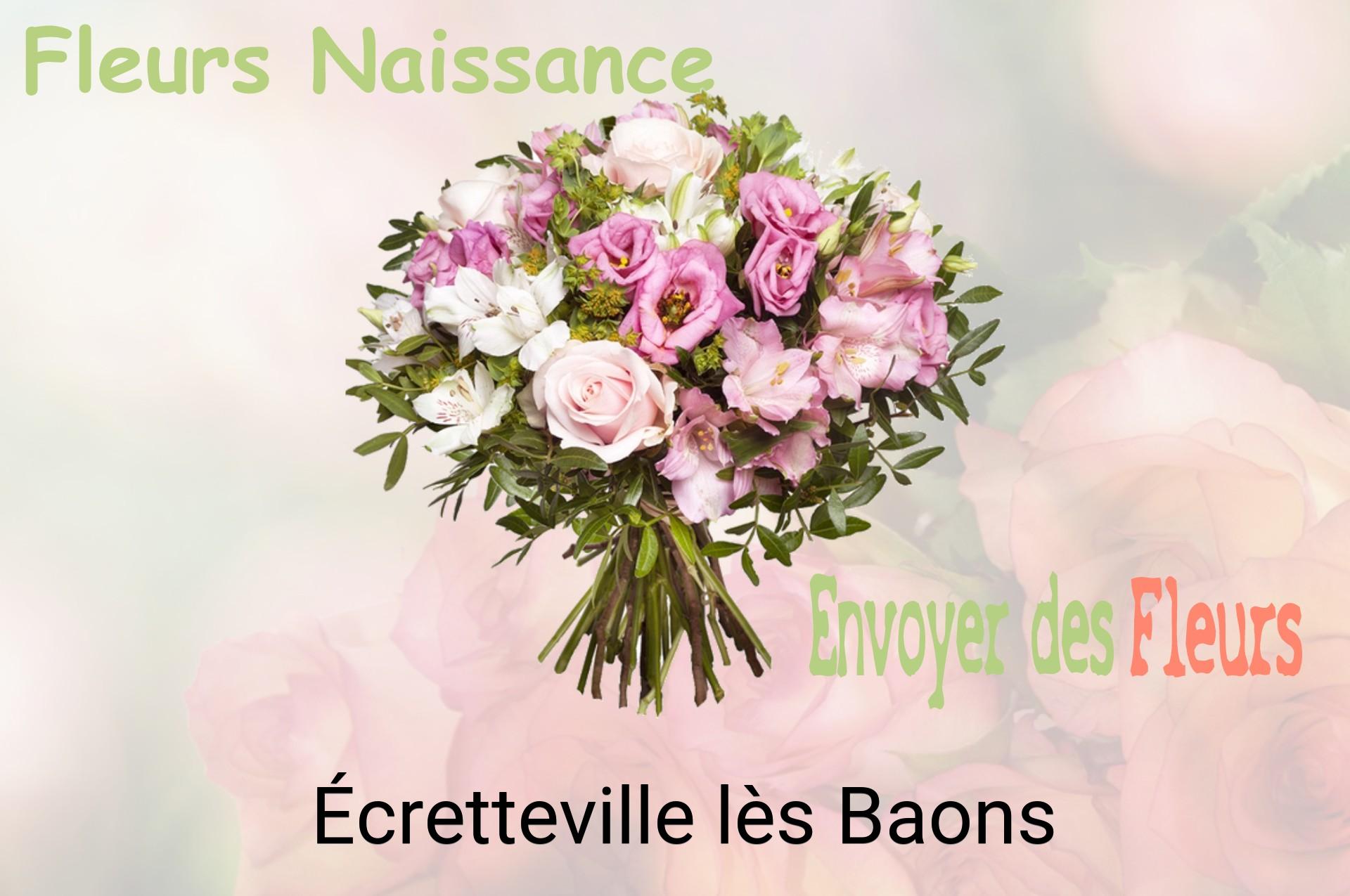 Bouquet de fleurs de naissance livré à Écretteville-lès-Baons